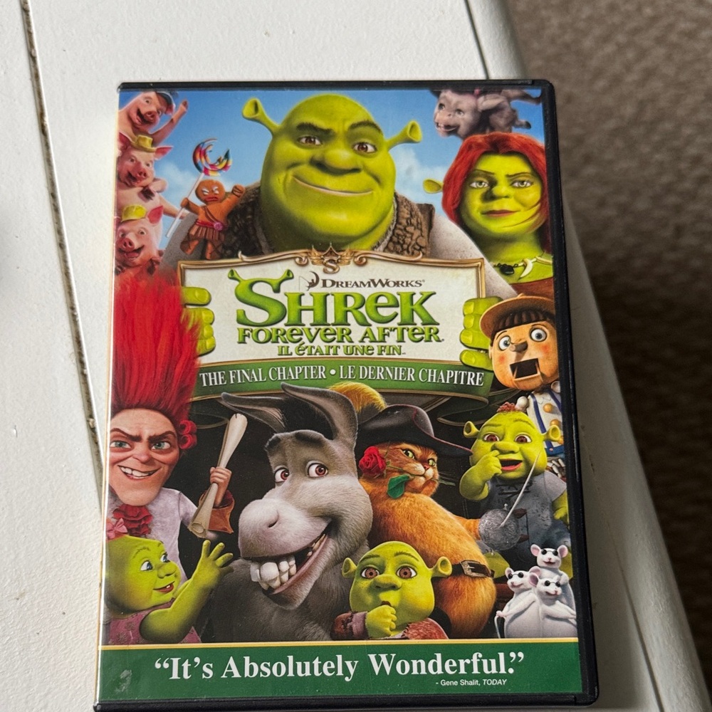Dreamworks Shrek Forever After Colorful DVD